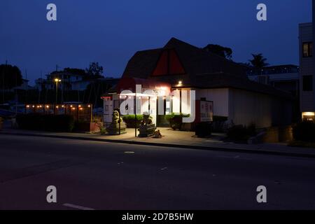 China Dragon Restaurant, Morro Bay, California, Stati Uniti Foto Stock