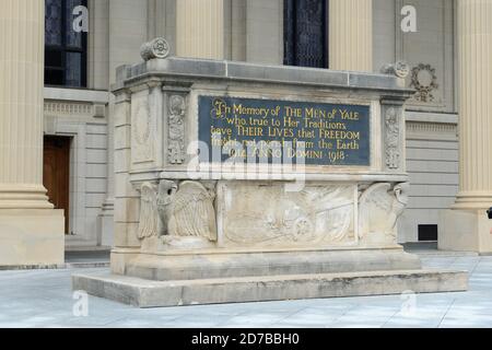 Sterling Memorial Library presso la Yale University, New Haven, Connecticut, CT, USA. Foto Stock