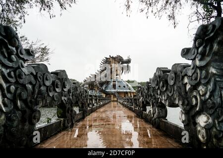 Parco acquatico abbandonata in Vietnam Foto Stock
