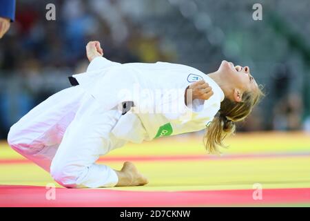 Odette Giuffrida (ITA), 7 AGOSTO 2016 - Judo : Semifinale femminile -52kg alla Carioca Arena 2 durante le Olimpiadi Rio 2016 di Rio de Janeiro, Brasile. (Foto di YUTAKA/AFLO SPORT) Foto Stock