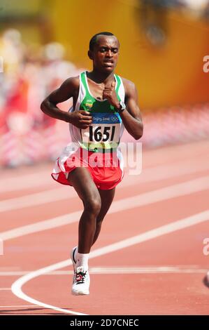 Pechino, Cina. 24 Agosto 2008. Maratona di Tsegay KEBEDE (ETH) : Maratona maschile allo Stadio Nazionale durante i Giochi Olimpici di Pechino 2008 a Pechino, Cina . Credit: Jun Tsukida/AFLO SPORT/Alamy Live News Foto Stock