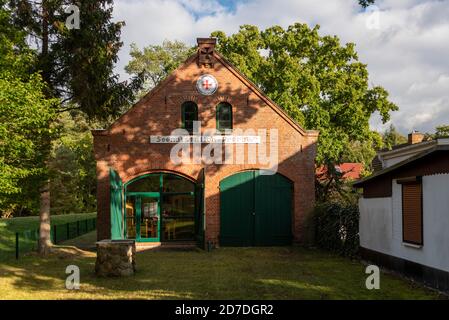 Prerow, Germania. 19 Ott 2020. Vista della stazione di salvataggio di Prerow sulla Darß. Credit: Stefano Nosini/dpa-Zentralbild/ZB/dpa/Alamy Live News Foto Stock