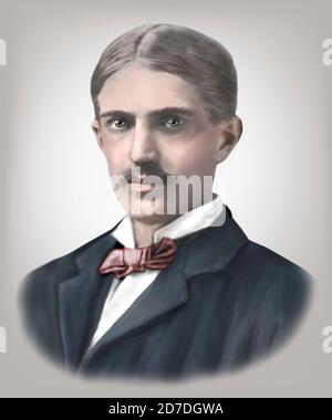 Stephen Crane 1871-1900 scrittore di storia breve poeta americano Foto Stock