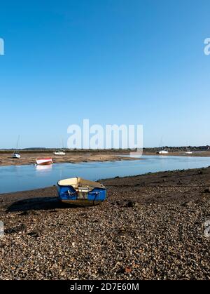 Pozzi-vicino-il-mare. Norfolk, East Anglia, Inghilterra, Regno Unito. Foto Stock