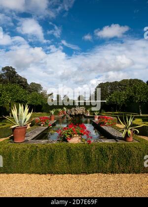 Il Giardino Mediterraneo, Houghton Hall & Gardens, Norfolk, East Anglia, Inghilterra, Regno Unito. Foto Stock