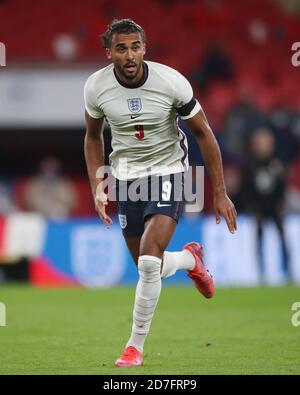 Dominic Calvert-Lewin in Inghilterra durante la partita internazionale amichevole al Wembley Stadium, Londra. Foto Stock