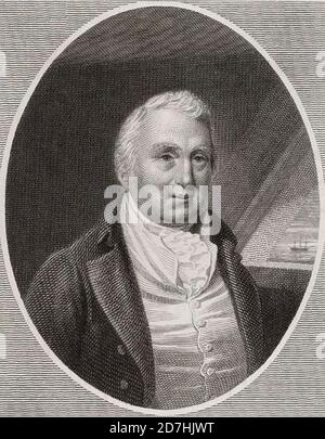 WILLIAM COBBETT (1763-1835) MP inglese, contadino e giornalista, autore di Rides Rurale (1830). Foto Stock