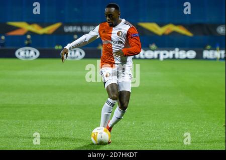 ZAGABRIA, CROAZIA - 22 OTTOBRE: Ridgeciano HAPS di Feyenoord durante la partita UEFA Europa League tra Dinamo Zagrab e Feyenoord allo stadio Maksimirstadion il 22 ottobre 2020 a Zagabria, Croazia (Foto di Yannick Verhoeven/Orange Pictures) Foto Stock