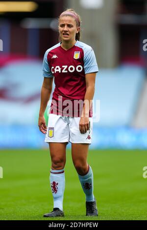 Aston Villa Women's Ella Franklin-Fraiture durante la partita fa Women's Super League a Villa Park, Birmingham. Foto Stock