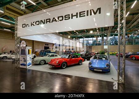 salisburgo, austria, 17 ottobre 2020, mostra classica, mostra per auto d'epoca, moto e veicoli, mostra porsche di konradsheim Foto Stock