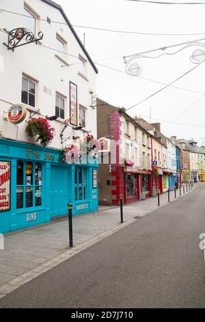 Bei pedoni solo South Main Street a Wexford Foto Stock