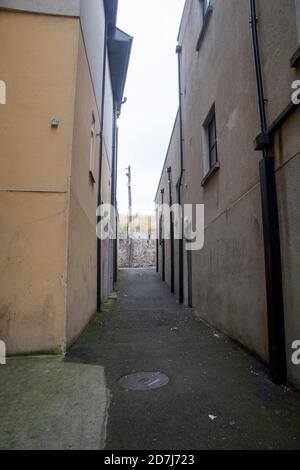 Bei pedoni solo South Main Street a Wexford Foto Stock