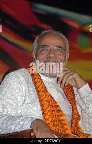 Primo Ministro dell'India, Narendra modi, Gujarat, India. Foto Stock