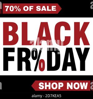 Poster del Black friday. Sconto e offerta speciale - Vector Illustrazione Vettoriale