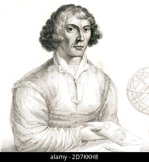 NICOLAUS COPERNICUS (1473-1543) astronomo e matematico polacco Foto Stock