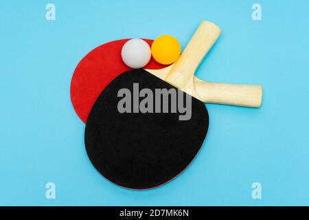 Set Ping Pong Ping Pong Ping Pong Foto Stock