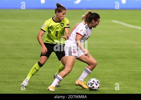 Siviglia, Spagna. 23 Ott 2020. Mariona Caldentey di Spagna durante la partita di qualificazione UEFA Donne EURO 2022 tra Spagna Donne e Repubblica Ceca Donne all'Estadio de la Cartuja il 23 ottobre 2020 a Siviglia, Spagna Credit: Dax Images/Alamy Live News Foto Stock