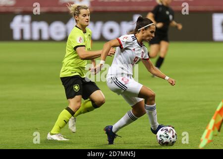 Siviglia, Spagna. 23 Ott 2020. Marta Cardona di Spagna durante la partita di qualificazione UEFA Donne EURO 2022 tra Spagna Donne e Repubblica Ceca Donne all'Estadio de la Cartuja il 23 ottobre 2020 a Siviglia, Spagna Credit: Dax Images/Alamy Live News Foto Stock