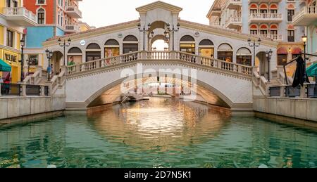 Quartier Qanat alla Perla di Doha, Qatar Foto Stock