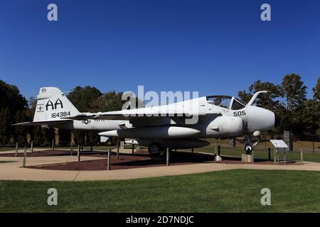 Grumman A-6 Intruder Grumman Memorial Park Calverton Long Island New York Foto Stock