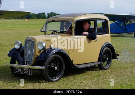 Austin Seven Ruby, 1936, CPU 521, Shuttleworth Collection, Old Warden. Foto Stock