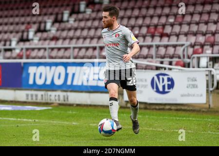 NORTHAMPTON, INGHILTERRA. 24 OTTOBRE. Paul Smyth di Charlton Athletic durante la prima metà della partita Sky Bet League One tra Northampton Town e Charlton Athletic al PTS Academy Stadium di Northampton sabato 24 ottobre 2020. (Credit: John Cripps | MI News) Credit: MI News & Sport /Alamy Live News Foto Stock