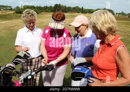 Belleisle Golf Club Golf Week Comcompition, Ayr, Ayrshire, Scozia, Regno Unito. Evento annuale sponsorizzato dal South Ayrshire Council sul campo da parkland. Foto Stock