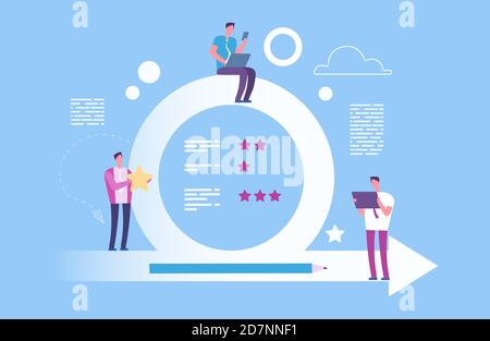Concetto agile. Illustrazione della metodolegia agile vettoriale. Organizzazione efficace del processo di raggiungimento degli obiettivi. Ottimizzazione professionale efficace, agile processo di gestione Illustrazione Vettoriale
