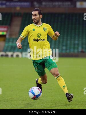 Mario Vrancic di Norwich City durante la partita del campionato Sky Bet a Carrow Road, Norwich. Foto Stock