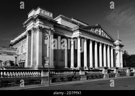 Esterno del museo Fitzwilliam, Trumpington Street, Cambridge City, Cambridgeshire, Inghilterra, Regno Unito Foto Stock