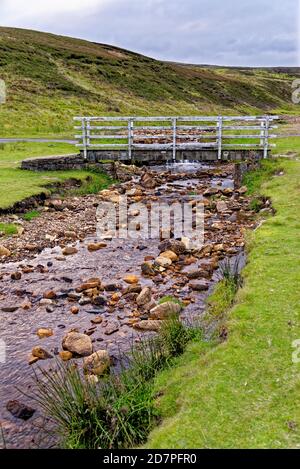 La ford su Bleaberry Gill vicino a Langthwaite nel nord Yorkshire Dales, North Yorkshire, Inghilterra, Regno Unito Foto Stock