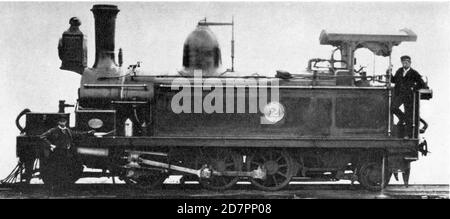 Sud Africa Storia: Cape Government Ferrovie 2a Classe n. 2 di 1875 (2-6-2T o 2-6-2TT; tender opzionale) ca. 1899 Foto Stock