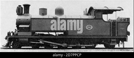 Storia del Sudafrica: Sar Classe G 197 (4-8-2T); ex NGR Dub B 250 ca. 1910 Foto Stock