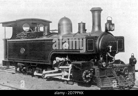 Storia del Sud Africa: NGR Classe N no 2 4-6-2T di 1906 ca. 1907 Foto Stock