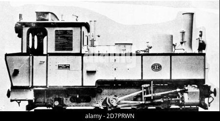 Storia del Sud Africa: Classe ha 0-6-2T n. 12 ca. 1904 Foto Stock