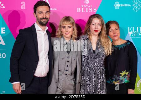 Natalia de Molina e Pilar Palomero sono presenti alla presentazione del festival cinematografico di Malaga al Circolo Bellas Artes di Madrid, Spagna.03 marzo 2020. (Oscar Gil Foto Stock