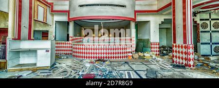 Vista Diner-HDR Foto Stock