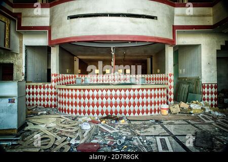Vista Diner-HDR Foto Stock