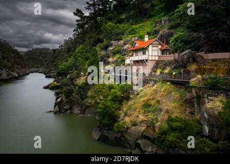 Famosa gola di Cataract a Launceston. Foto Stock