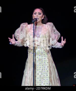 Concerto di Isabel Pantoja al WiZink Center di Madrid, Spagna. 06 marzo 2020. (Oscar Gil / al fa Images). Foto Stock