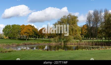 Dudsbury Golf Club Hotel & Spa, Christchurch Road, Ferndown, Bournemouth, Dorset, Inghilterra, Regno Unito Foto Stock