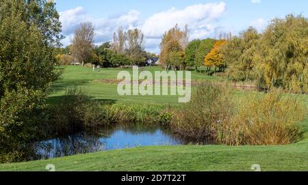 Dudsbury Golf Club Hotel & Spa, Christchurch Road, Ferndown, Bournemouth, Dorset, Inghilterra, Regno Unito Foto Stock
