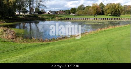 Dudsbury Golf Club Hotel & Spa, Christchurch Road, Ferndown, Bournemouth, Dorset, Inghilterra, Regno Unito Foto Stock