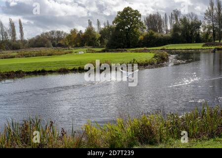 Dudsbury Golf Club Hotel & Spa, Christchurch Road, Ferndown, Bournemouth, Dorset, Inghilterra, Regno Unito Foto Stock