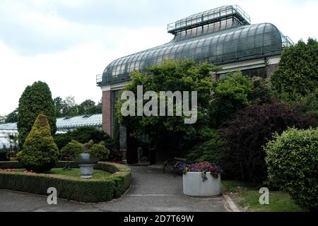 Walbrzych, Polonia - 18 luglio 2020: Palm House a Walbrzych, edificio d'ingresso Foto Stock