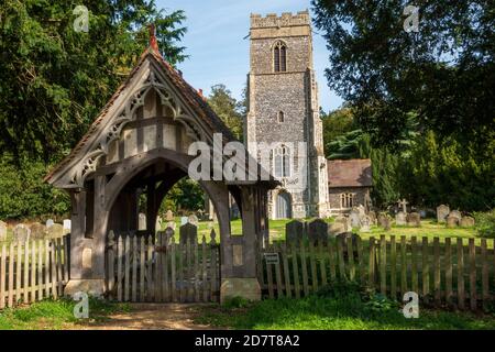 St Andrews Church, Little Glemham, Suffolk, Inghilterra Foto Stock