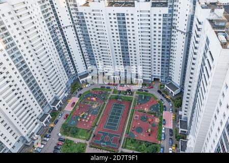 Appartamenti del nuovo complesso residenziale. Foto Stock