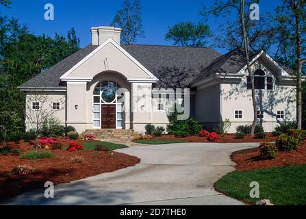 Stucco signorile casa è a Chapel Hill, North Carolina, STATI UNITI D'AMERICA Foto Stock