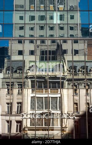 Dolce & Gabbana si trova sulla Fifth Avenue, New York City, Stati Uniti Foto Stock