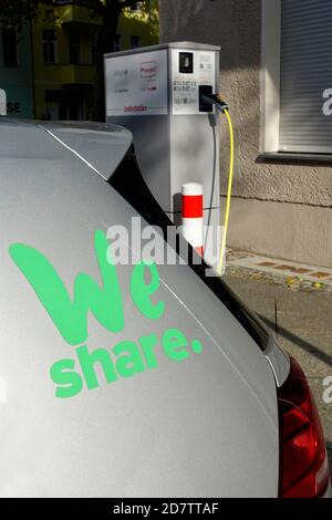 WeShare – Condivisione di auto elettriche da Volkswagen Foto Stock